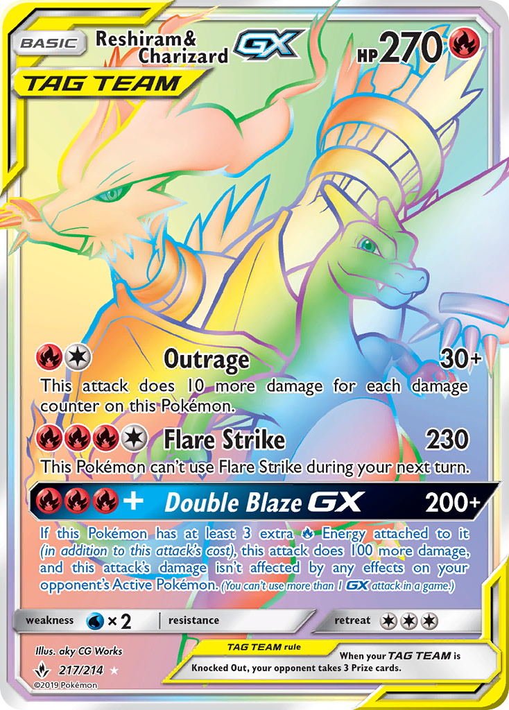 Reshiram & Charizard-GX